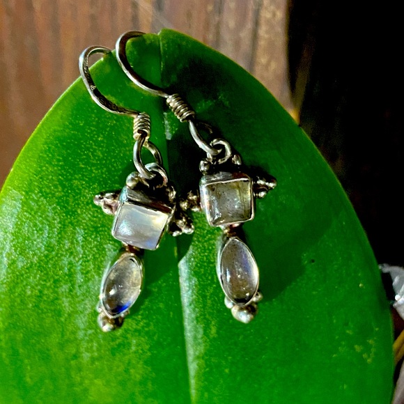 NWOT stunning Sterling earrings - Picture 3 of 9